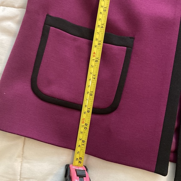 NWT Nine West Wild Plum Blazer, Size 8. Shell included. - Picture 8 of 15